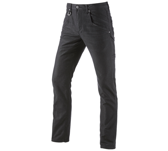 Vue principale, Pantalons de travail, Pantalon à poches multiples e.s.vintage, noir