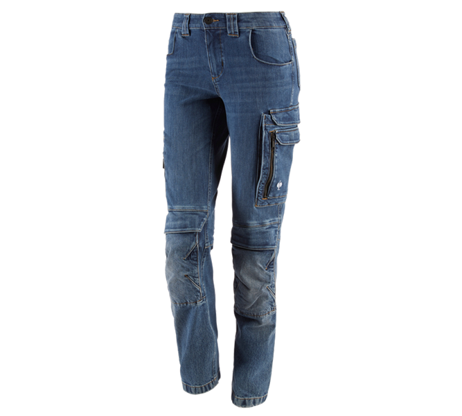 Hauptansicht, e.s.concrete, Cargo Worker-Jeans e.s.concrete, Damen, stonewashed