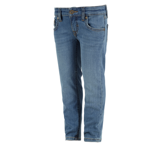 Main view, Clothing, e.s. 5-pocket stretch jeans, children's, stonewashed