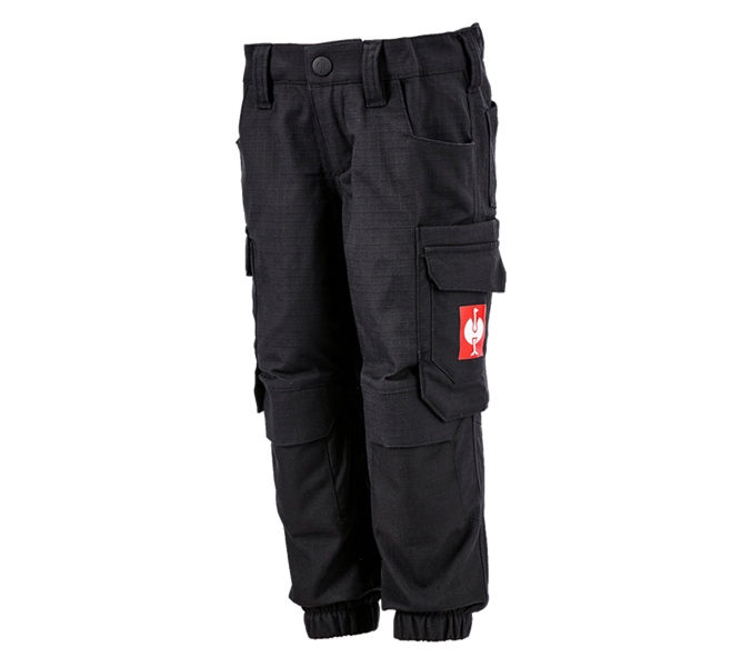 Vue principale, Pantalons de travail, Super Mario Pantalon Cargo, enfants, noir