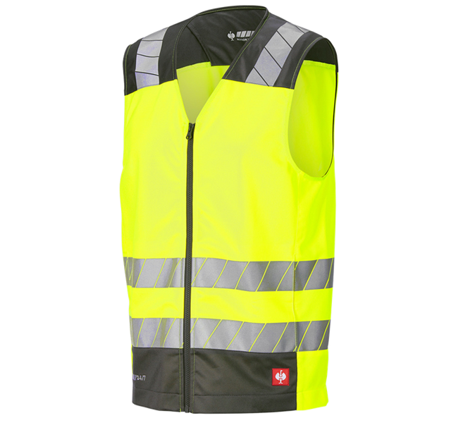 Main view, High-vis clothing, High-vis bodywarmer e.s.motion 24/7, high-vis yellow/anthracite