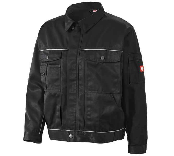 Main view, e.s.classic, Work jacket e.s.classic, black