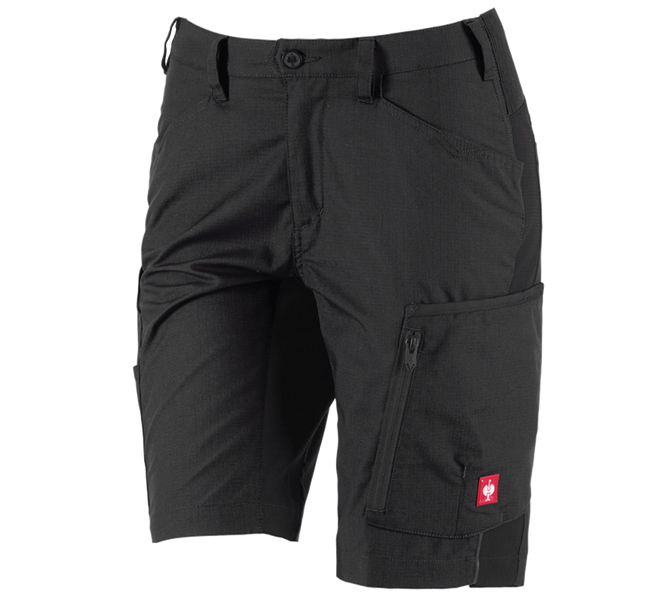 Main view, Work Trousers, Shorts e.s.vision, ladies', black