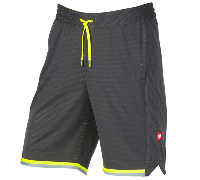 Hauptansicht, Shorts | 3/4 Hosen, Funktions Short e.s.ambition, anthrazit/warngelb