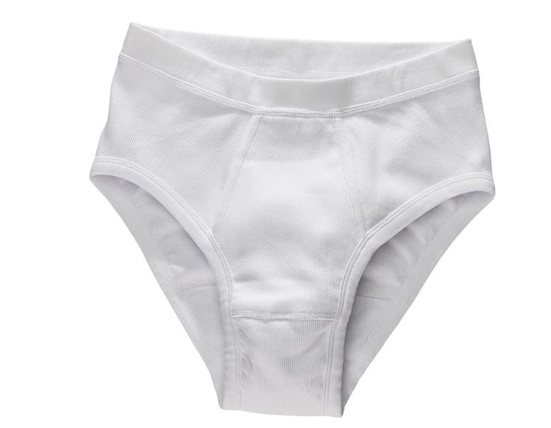 Vue principale, Slips, e.s. Slip maille grossière classic, lot de 2, blanc