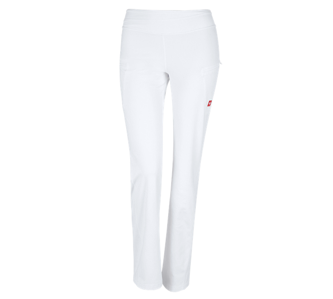 Main view, Medical Trousers | Healthcare Trousers, e.s. Work jazz pants, white