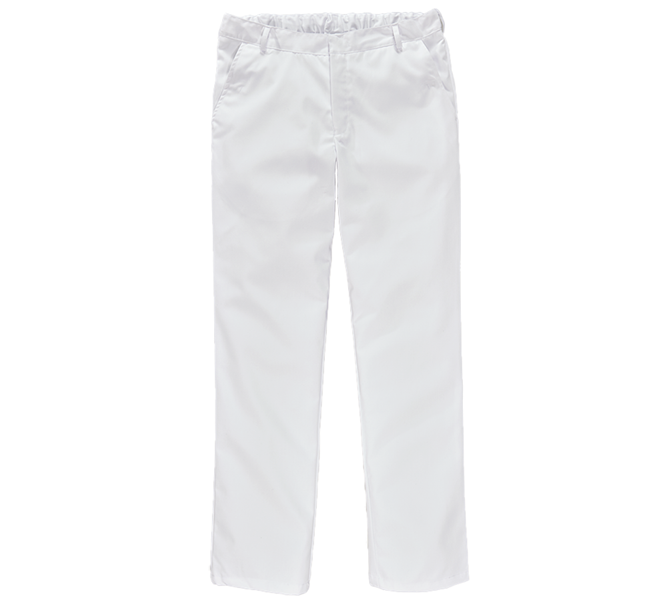 Vue principale, Vêtements, Pantalon professionnel HACCP, blanc