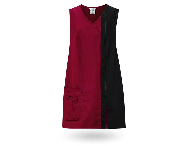 Vue principale, Tabliers, Cape Franziska, bordeaux/noir