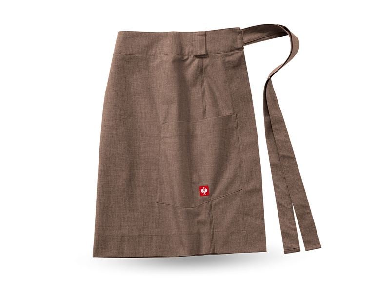 Vue principale, Tabliers de service, Tablier de chef e.s.fusion, hommes, marron mélange