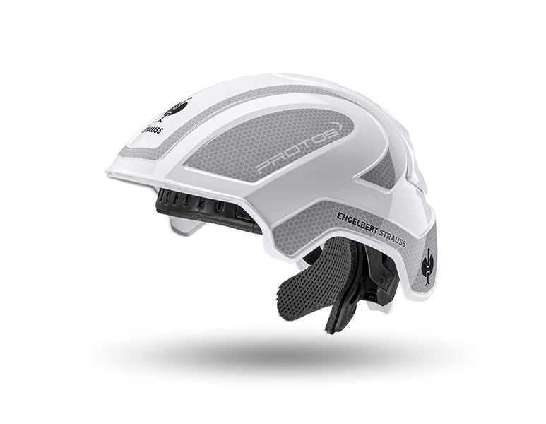 Main view, Personal Protection, e.s. Work helmet Protos®, white/platinum