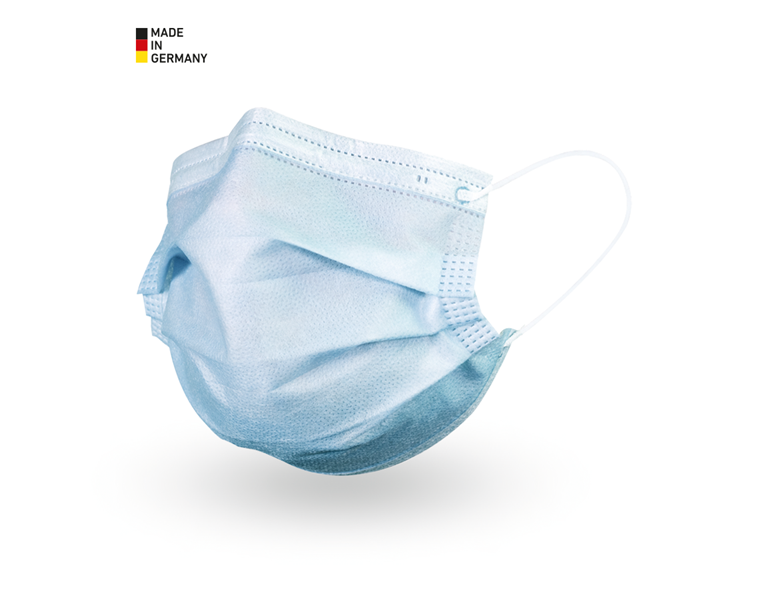 Hauptansicht, Arbeitsschutz, Med. Gesichtsmaske Typ II R, 50 Stk, hellblau