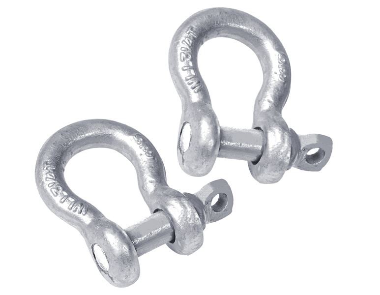 Main view, Load safety, Shackles, curved, Pack of 2