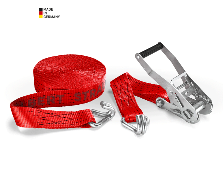 Main view, Load safety, Lashing straps, 2-piece long-arm ratchet + hook