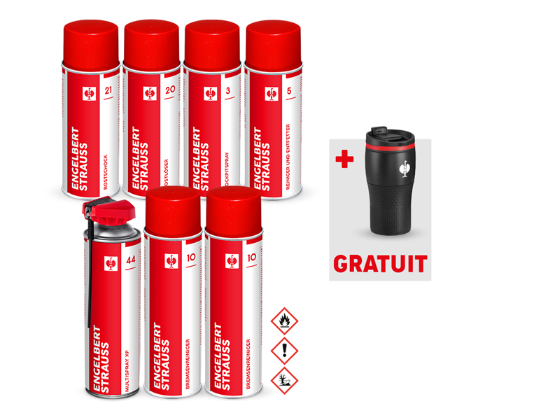 Vue principale, Kit, Kit test spray pro véhicule + gobelet iso GRATUIT