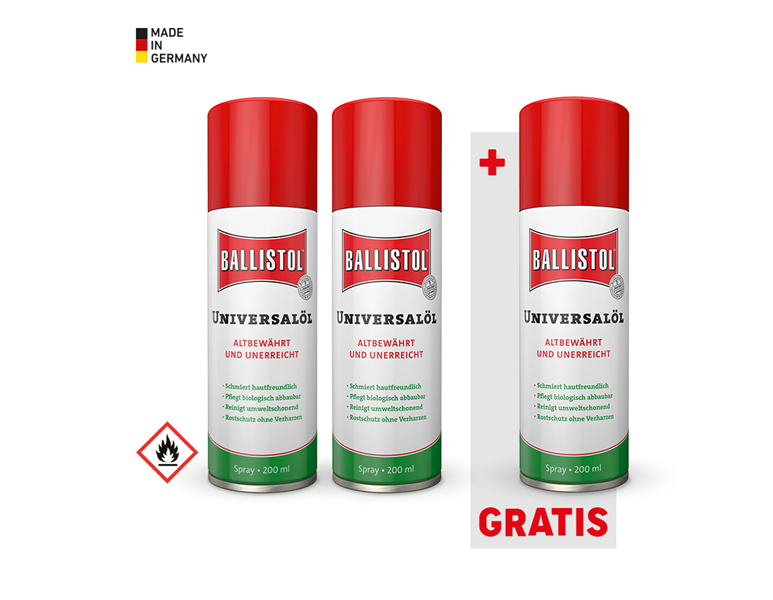 Hauptansicht, Betriebsbedarf, 2 + 1 GRATIS Ballistol Spray