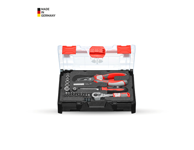 Main view, Manual tools, Tool set Allround in STRAUSSbox mini