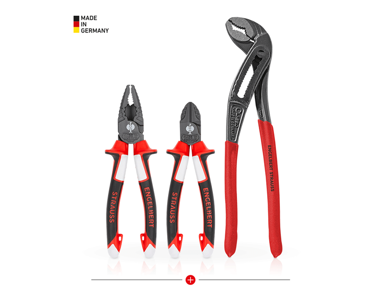 Main view, Tongs, e.s. force combination pliers set