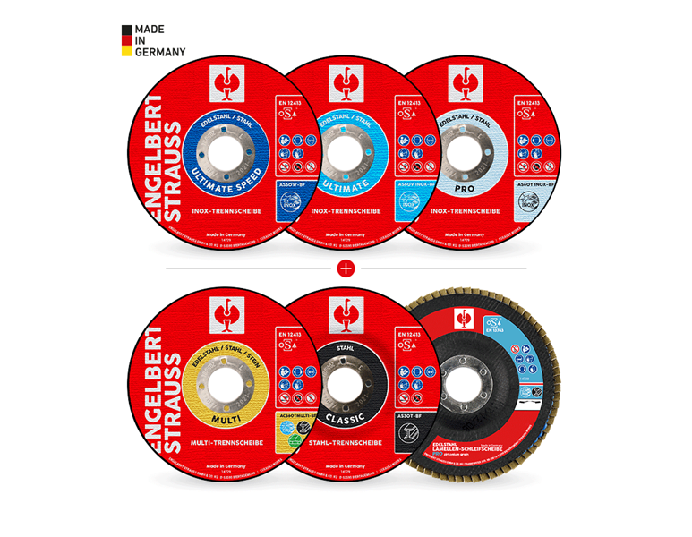 Main view, Tools, e.s. Cutting disc test set