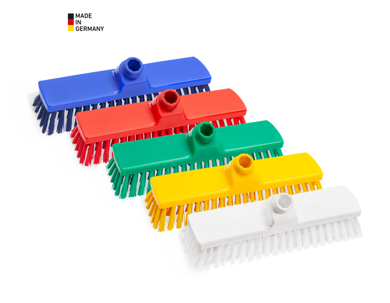 Vue principale, Brosses à récurer, Faubert p. le nettoyage de grandes surfaces, haut, bleu