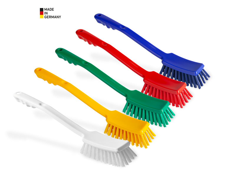 Vue principale, Brosses, Brosses à manche, longues, bleu