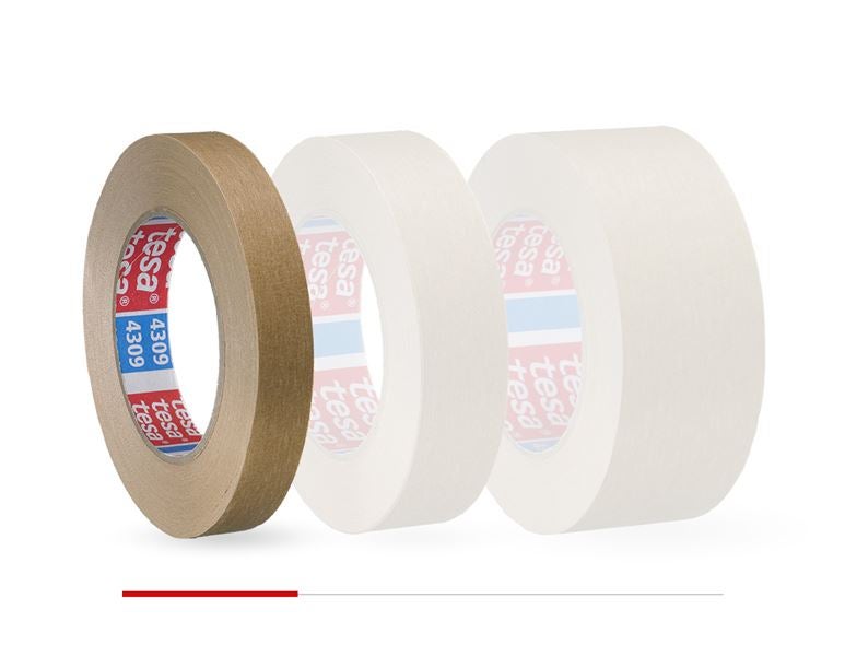 Main view, Plastic bands | crepe bands, tesa crepe painter's tape 4309