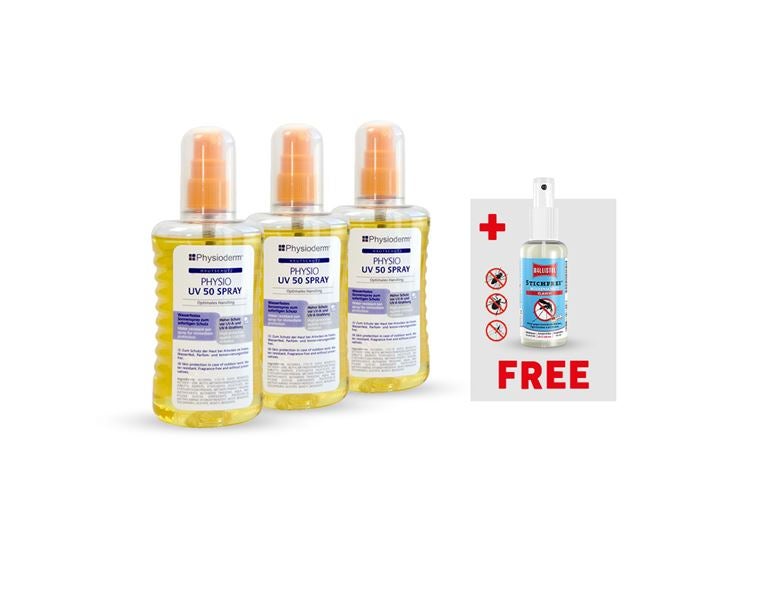 Main view, Search, 3xUV sun protection spray SPF 50 + Ballistol