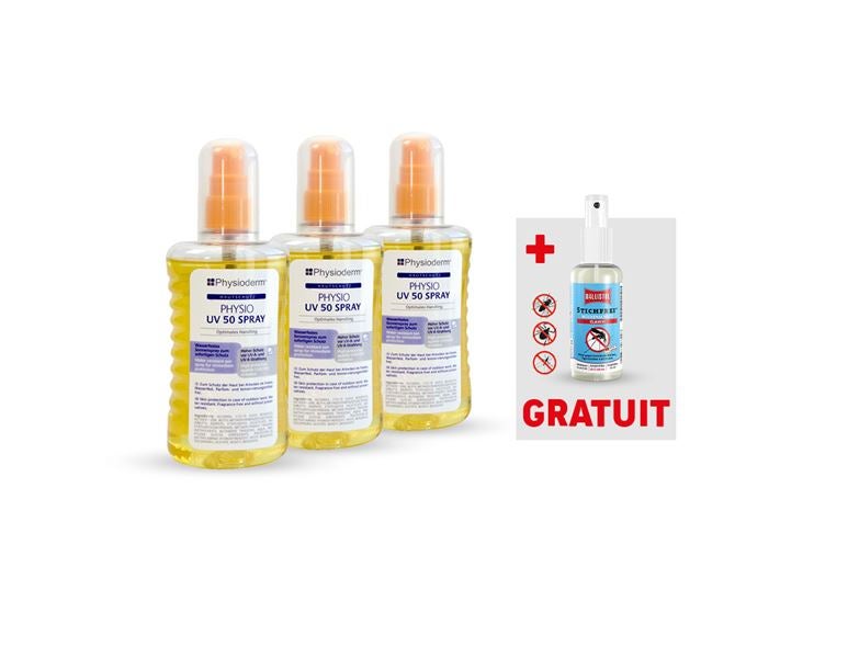 Vue principale, Protection | Soin de la peau, 3xSpray solaire très haute prot. LSF 50+Ballistol