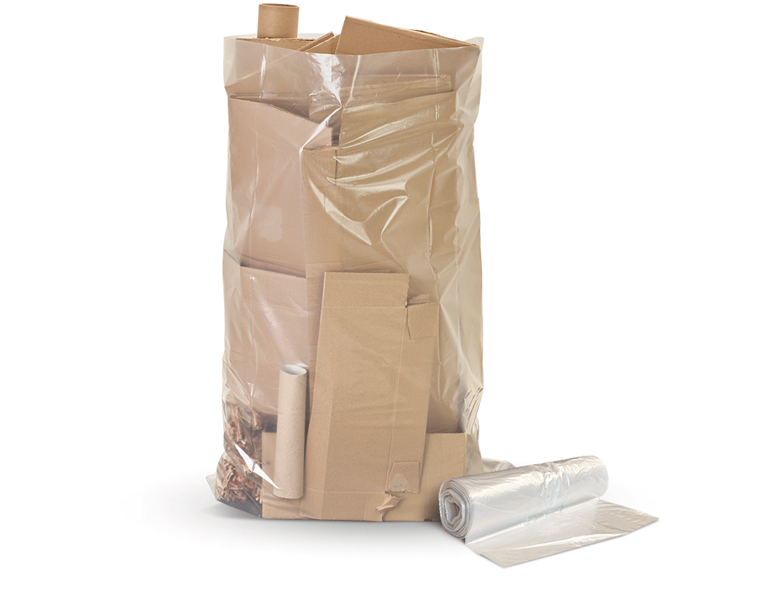 Hauptansicht, Reinigung, 15x Müllsack Goliath transparent, 120l, 100 mμ