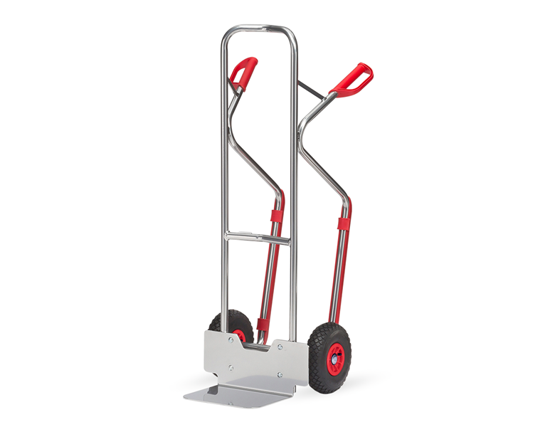 Vue principale, Chariot, Diable en aluminium, 200 kg