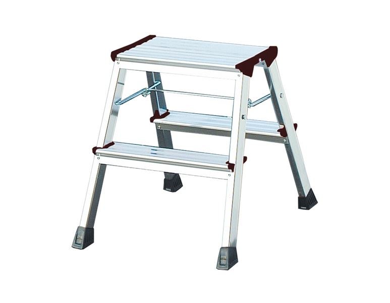 Vue principale, Equipement d'atelier | Equipement de bureau, Escabeau pliant double Rolly KRAUSE (aluminium), aluminium