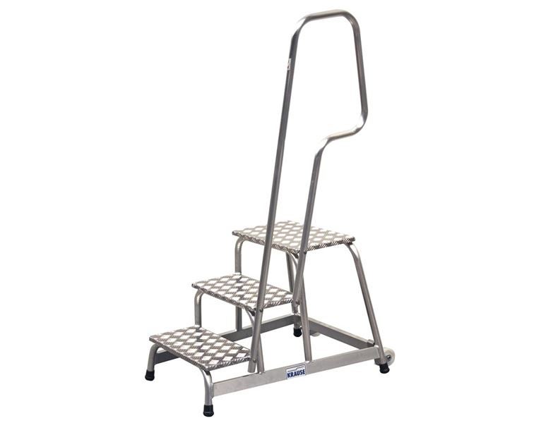 Main view, Ladders, KRAUSE mobile assembly steps (alu)