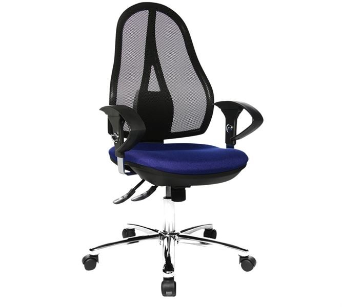 Vue principale, Besoin opérationnel, Chaise de bureau rotative Open Point® SY Deluxe, bleu