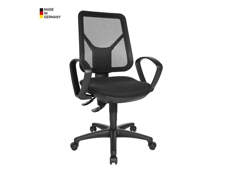 Vue principale, Besoin opérationnel, Chaise de bureau pivotante Ergo, noir