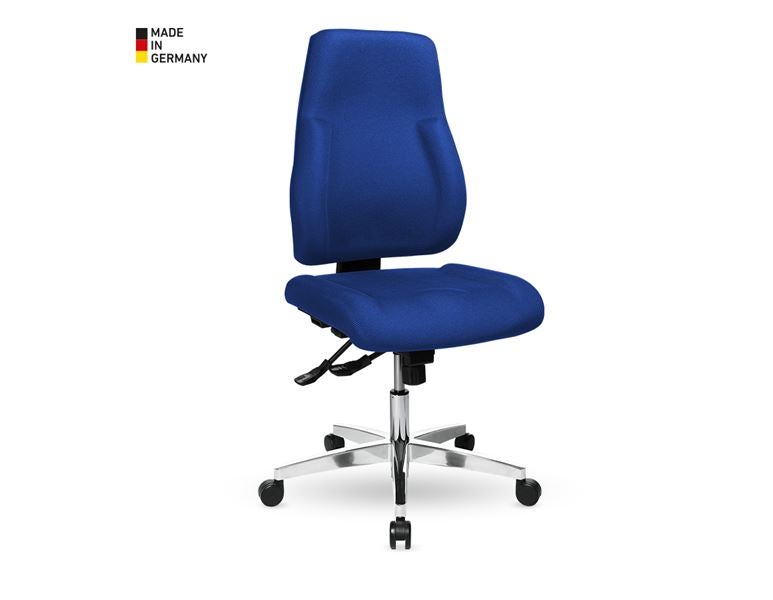 Vue principale, Equipement d'atelier | Equipement de bureau, Chaise de bureau rotative Komfort, bleu