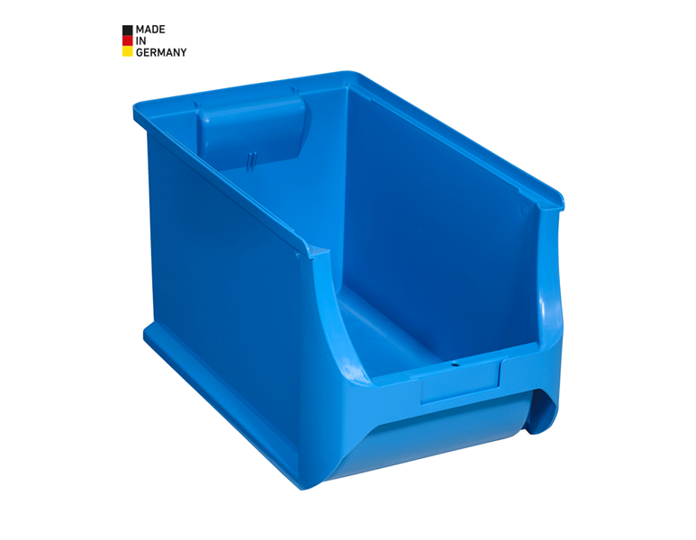 Main view, Tools & Equipment, Open storage box 4H 355x205x200mm, blue