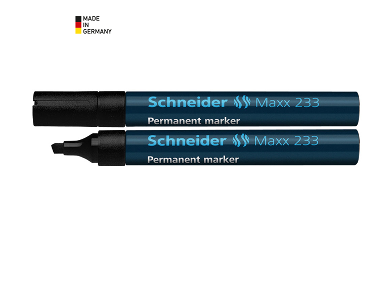 Main view, Office supplies, Schneider Permanent Markers, black