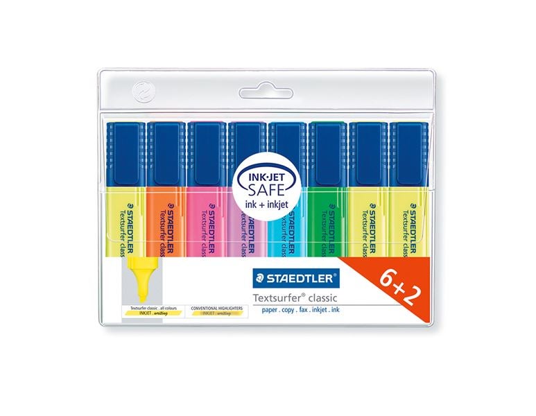Main view, Writing | Correcting, STAEDTLER Text Marker Textsurfer Classic 6+2