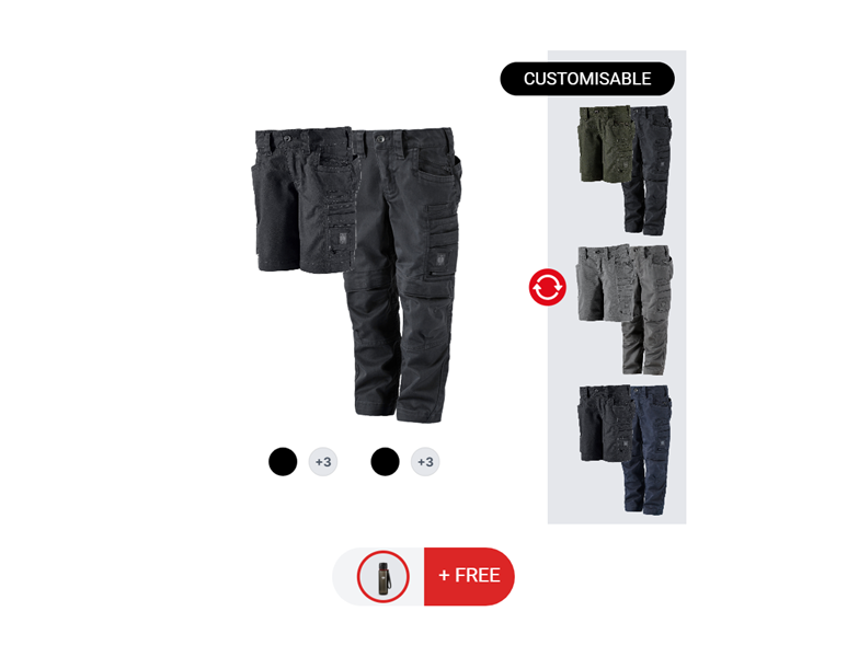 CHILDREN’S SET: Trousers + Shorts e.s.motion ten