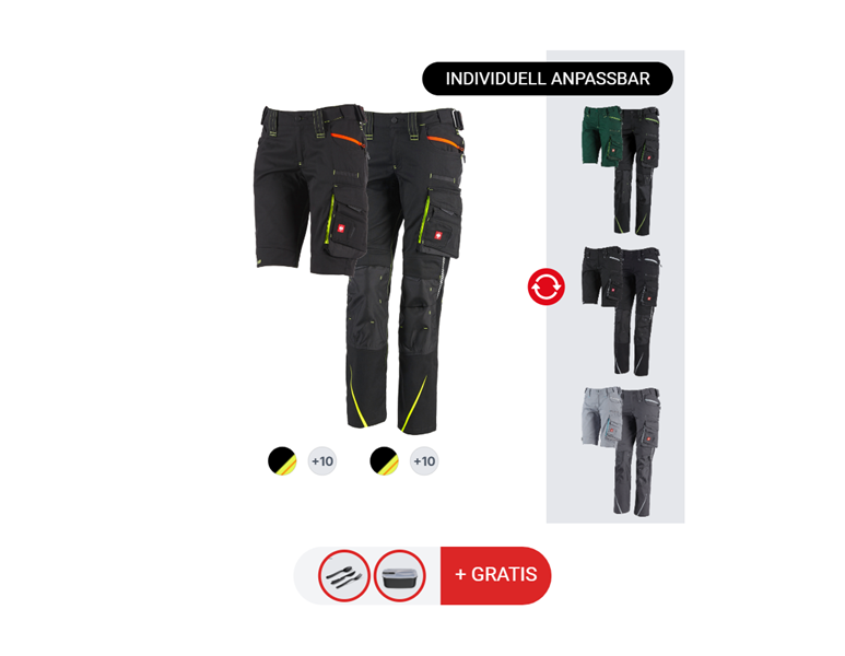DAMEN-SET: Hose + Short e.s.motion 2020