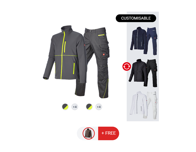 MEN’S SET: Jacket+Trousers e.s.line core+Troyer
