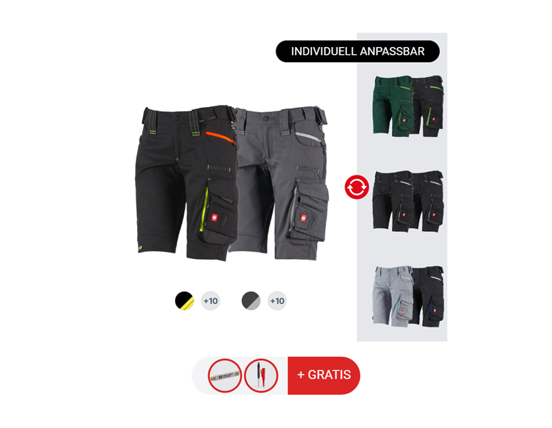 DAMEN-SET: 2x Short e.s.motion 2020