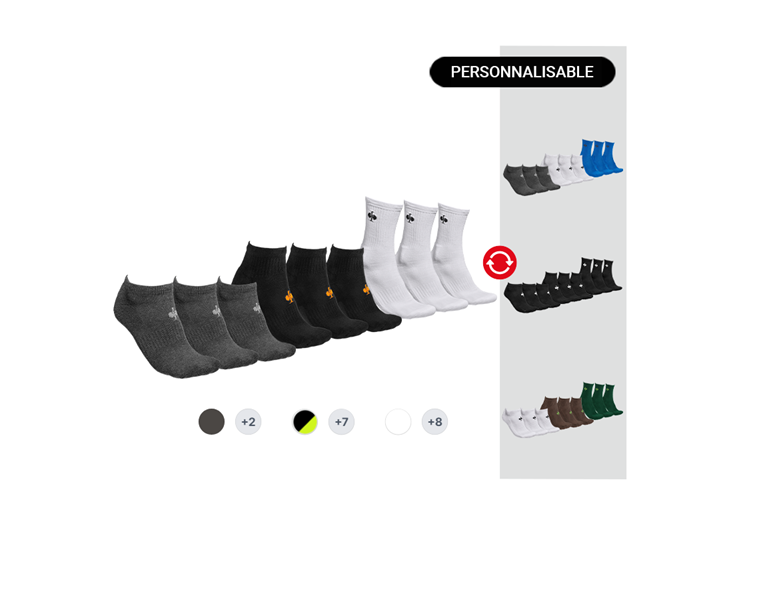 KIT DE TEST: 9x e.s. Chaussettes Allround Classic