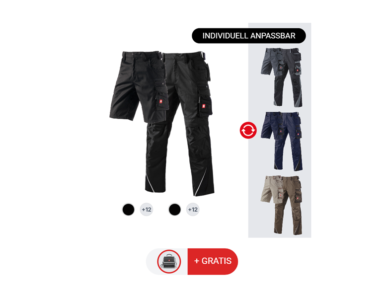 HERREN-SET: Bundhose + Short e.s.motion