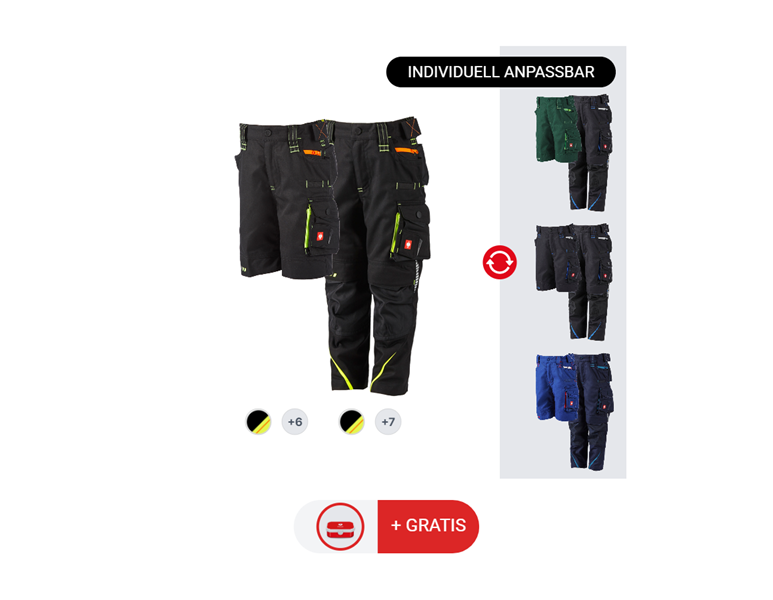 KINDER-SET: Bundhose + Short e.s.motion 2020