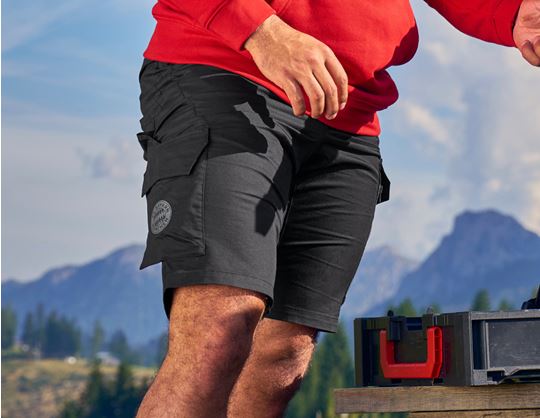 Ansicht 1, FCB Work Shorts Functional Cargo, black