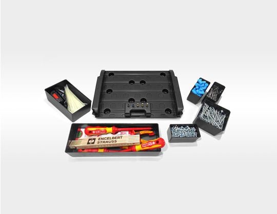 Vue 2, STRAUSSbox 118 midi tool boxes, 6 boîtes