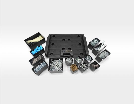 Vue 1, STRAUSSbox 118 midi tool boxes, 14 boîtes