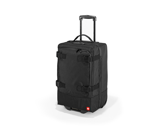 Hauptansicht, Handgepäck-Rollkoffer e.s.​work&travel, schwarz