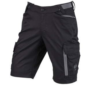 Main view, FCB Work Shorts Functional Cargo, black