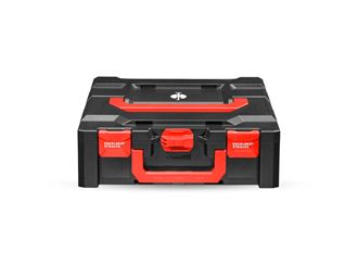 Vue principale, STRAUSSbox 145 midi+, noir/rouge